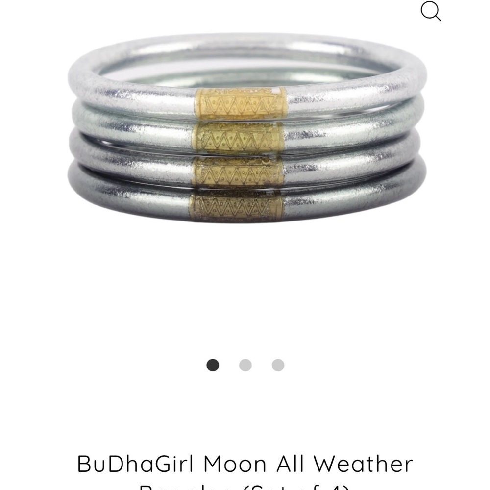 BuDhaGirl Size Small Moon All Weather Bracelets - set of 4